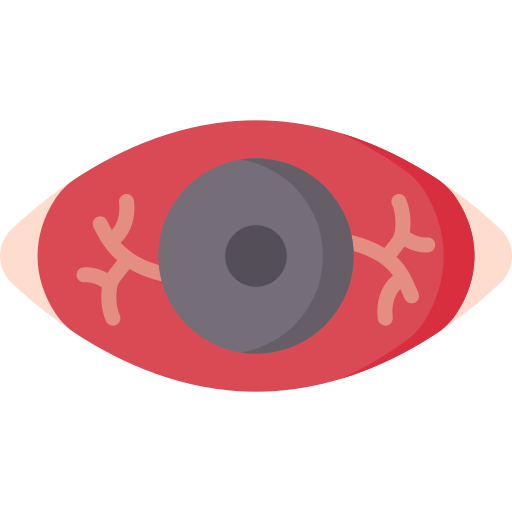 Red eye Special Flat icon