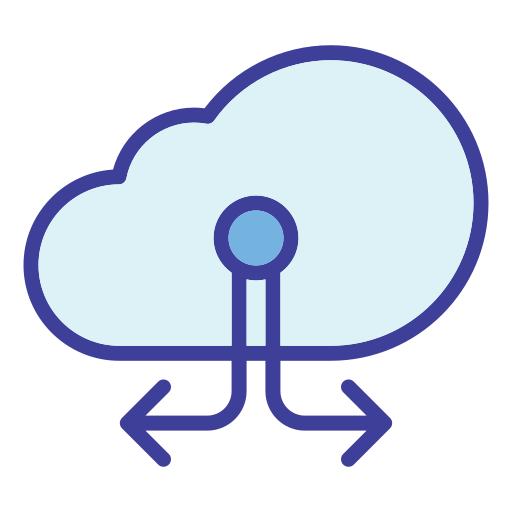 Cloud server Generic color lineal-color icon