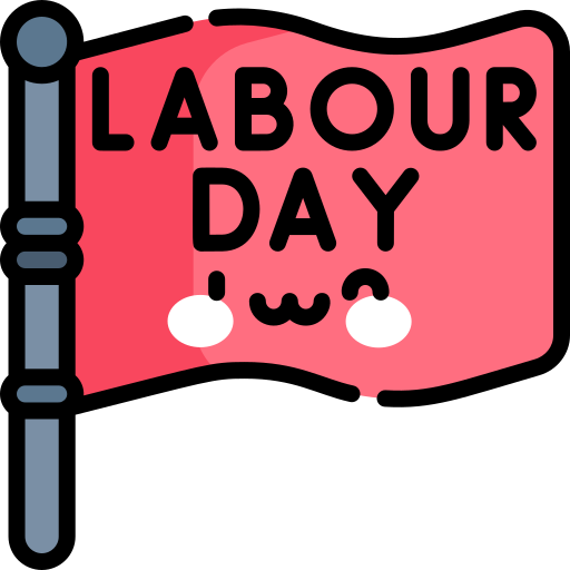 labour day Kawaii Lineal color icon
