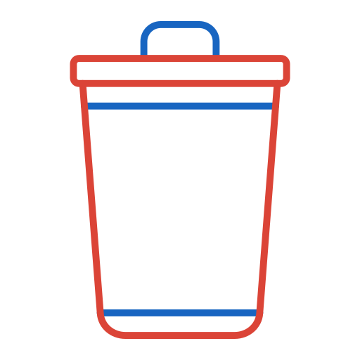 ゴミ箱 Generic color outline icon