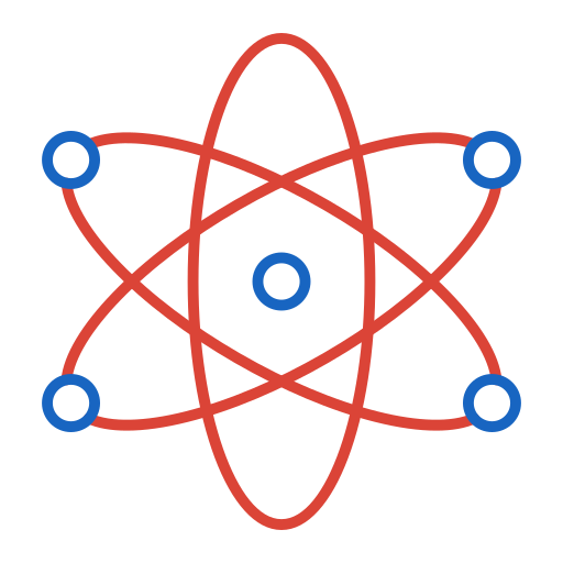 原子 Generic color outline icon