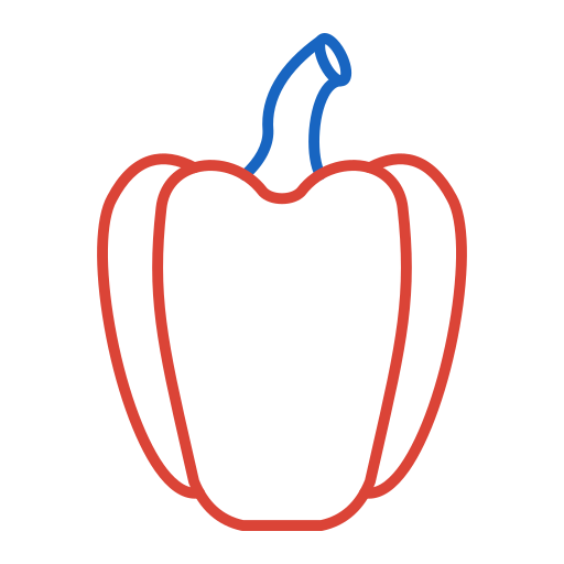 capsicum Generic color outline icon