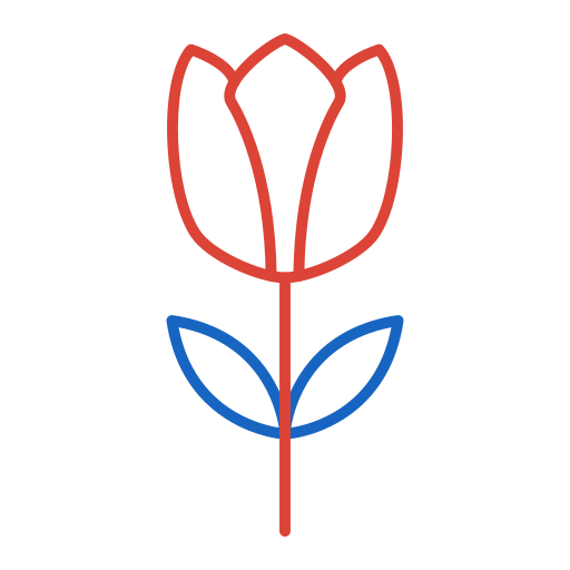 tulipa Generic color outline Ícone