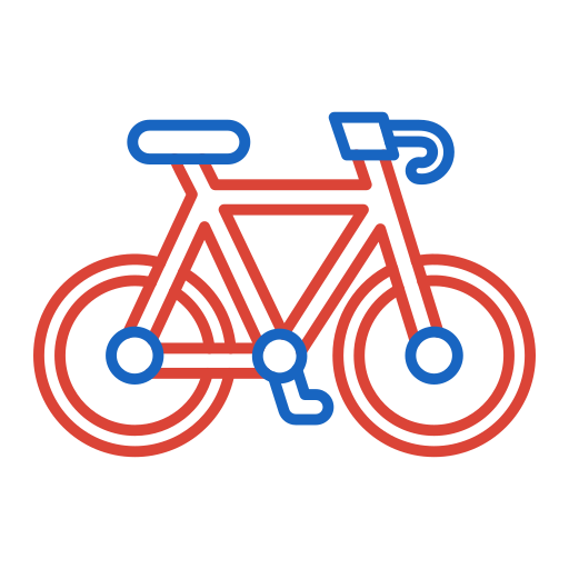 bicicleta Generic color outline Ícone