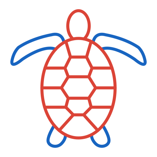 tortuga Generic color outline icono