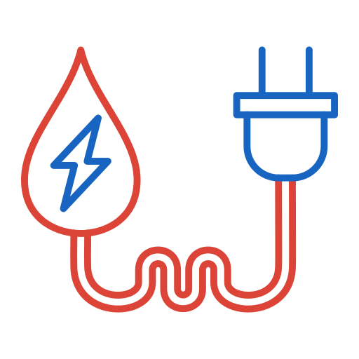 energía del agua Generic color outline icono