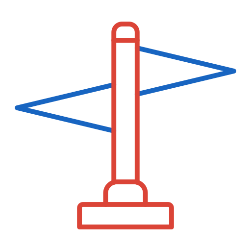 Directional sign Generic color outline icon