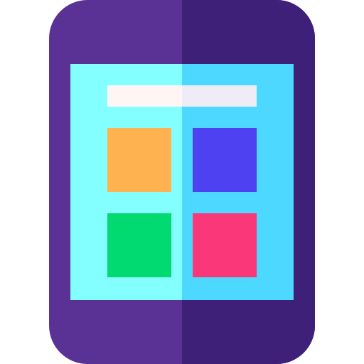 Tablet Basic Straight Flat icon