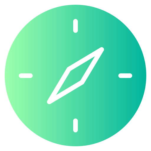 kompas Generic gradient fill ikona