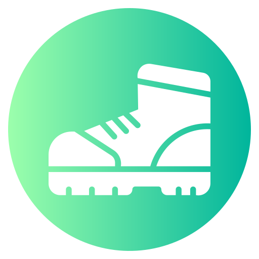 Hiking boots Generic gradient fill icon