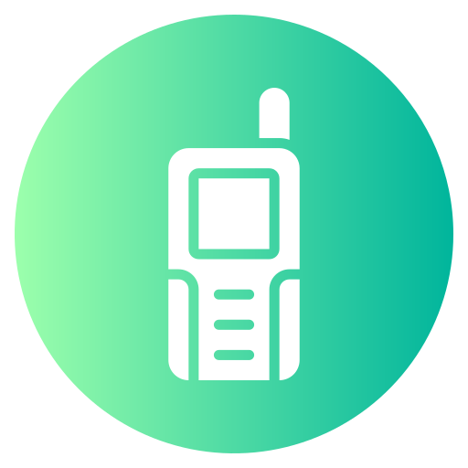 talkie walkie Generic gradient fill Icône
