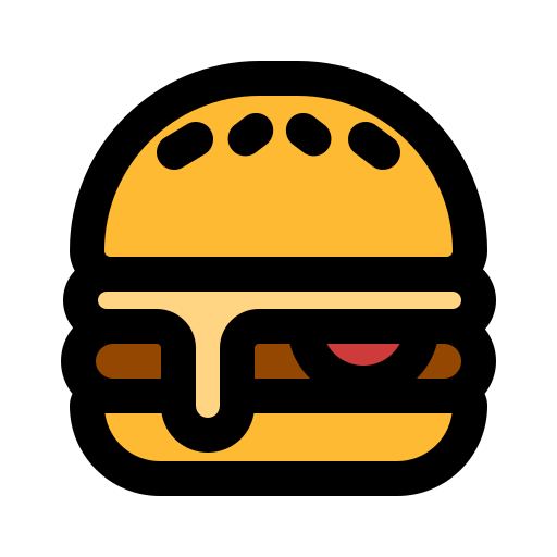 hamburger al formaggio Generic color lineal-color icona