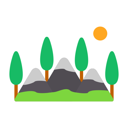 Hills Generic color fill icon