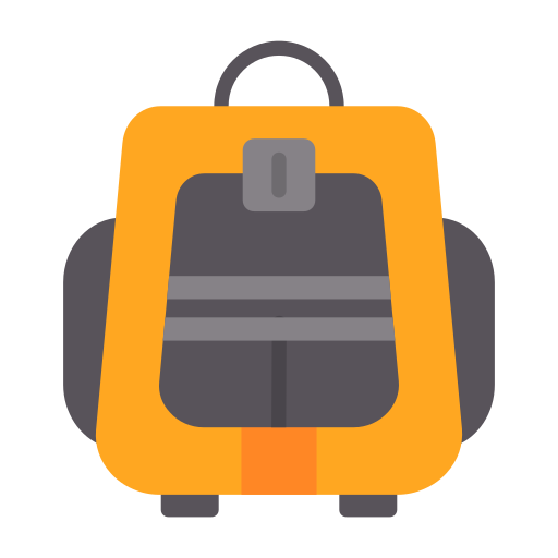 backpacker Generic color fill icon