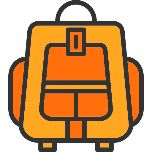 Backpacker Generic color lineal-color icon