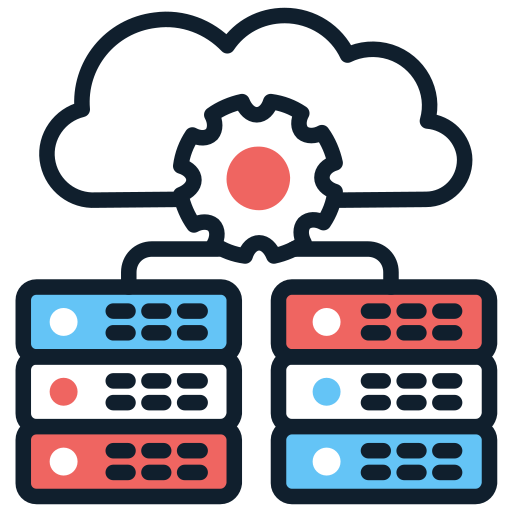 Database Vectors Tank Two colors icon