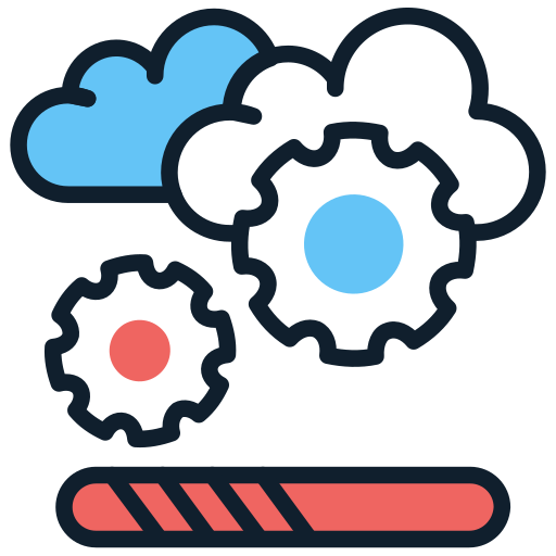 Cloud Vectors Tank Two colors icon