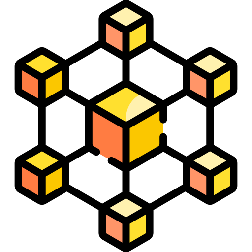 Łańcuch bloków Special Lineal color ikona