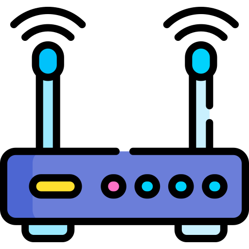 router wifi Special Lineal color icona