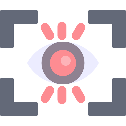 scanner ocular Generic color fill Ícone