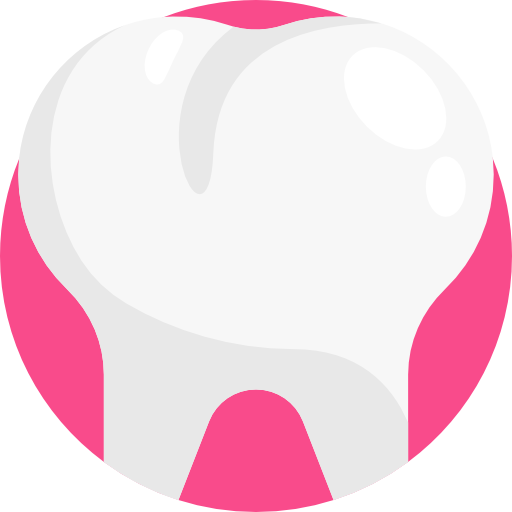 Tooth Detailed Flat Circular Flat icon
