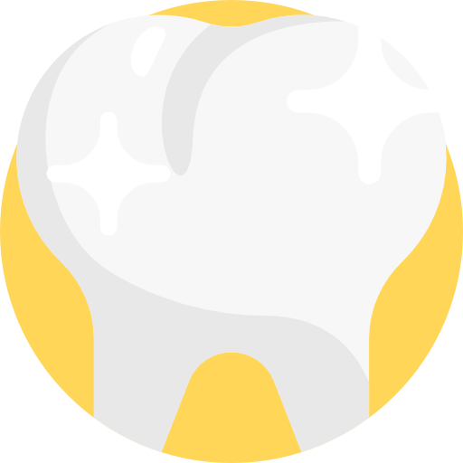 ząb Detailed Flat Circular Flat ikona