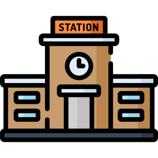 駅 Special Lineal color icon