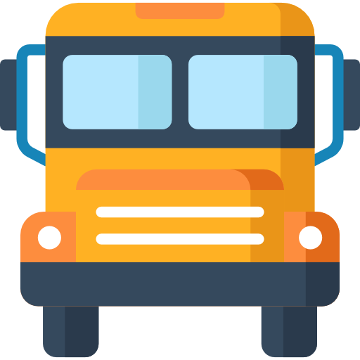 Школьный автобус Special Flat иконка