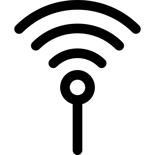 wifi Basic Rounded Lineal icono