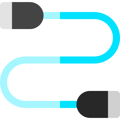 cable usb Basic Rounded Flat icono