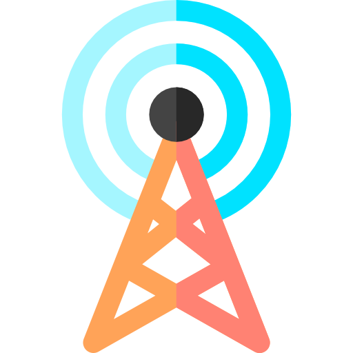 antenne Basic Rounded Flat icon