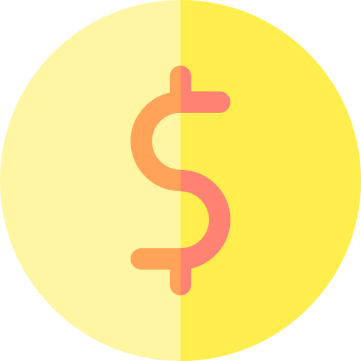 Монета Basic Rounded Flat иконка