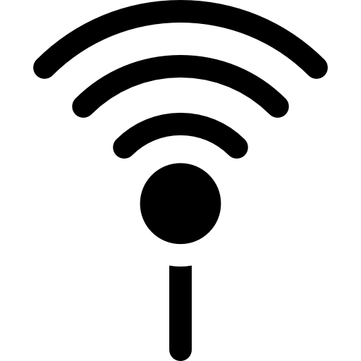 wifi Basic Rounded Filled icona