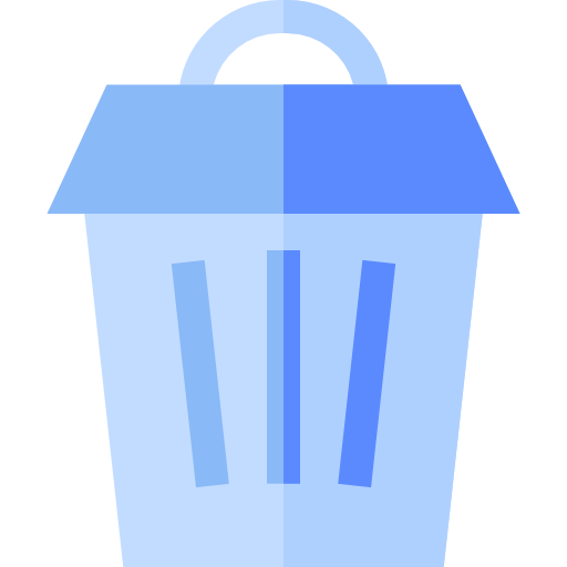 Trash Basic Rounded Flat icon