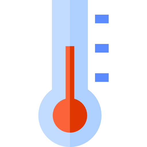 temperatura Basic Rounded Flat icono