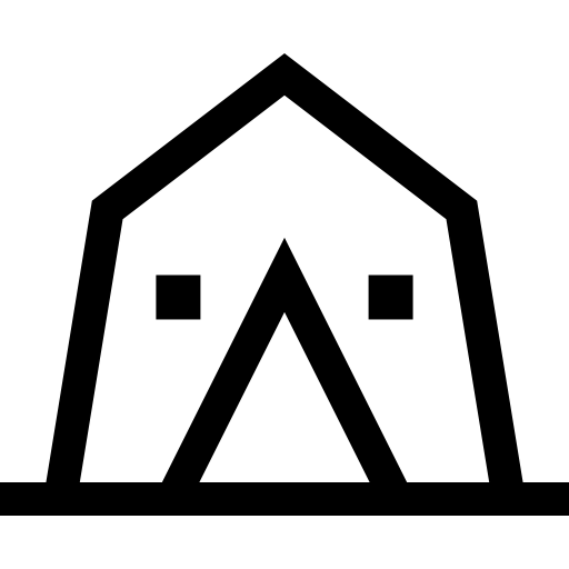 캠프 Basic Rounded Lineal icon