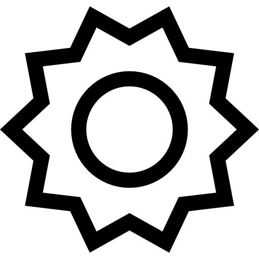 soleil Basic Rounded Lineal Icône