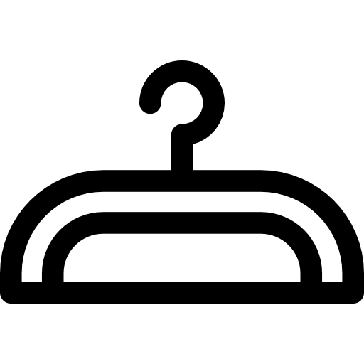 percha Basic Rounded Lineal icono