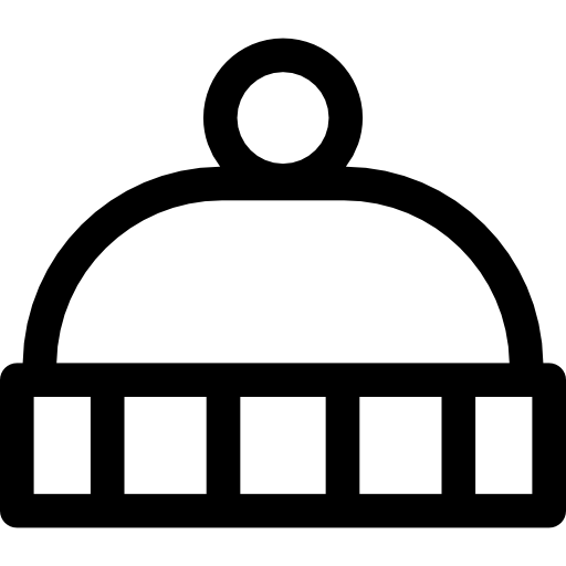 겨울 모자 Basic Rounded Lineal icon