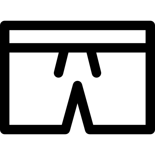 수영복 Basic Rounded Lineal icon