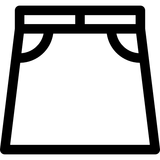 치마 Basic Rounded Lineal icon