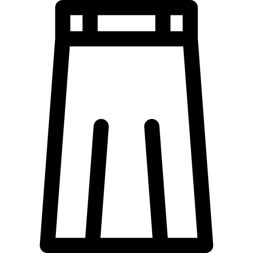 スカート Basic Rounded Lineal icon