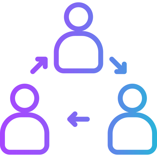 Collaboration Generic gradient outline icon