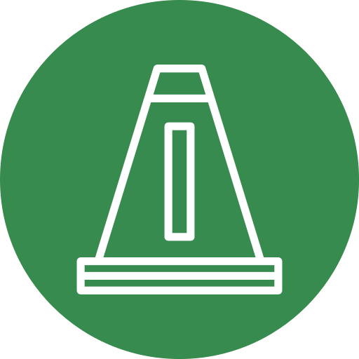 verkehrskegel Generic color fill icon