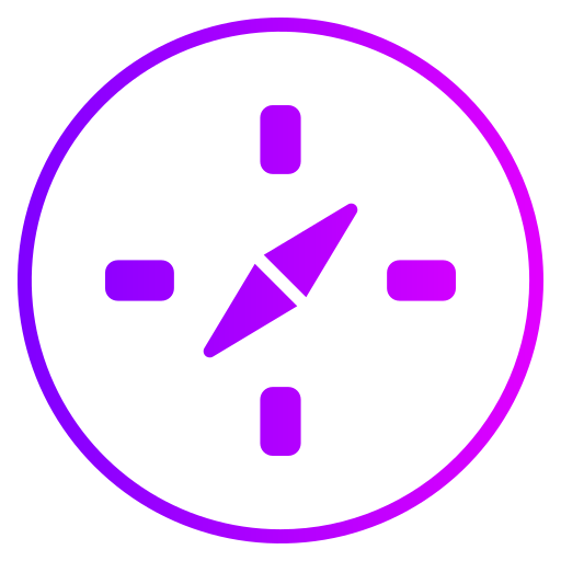 kompas Generic gradient fill icoon