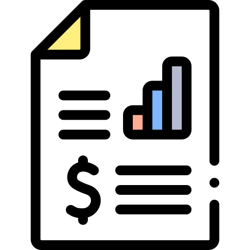 finanziell Detailed Rounded Lineal color icon