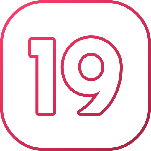 19 Generic gradient outline icona