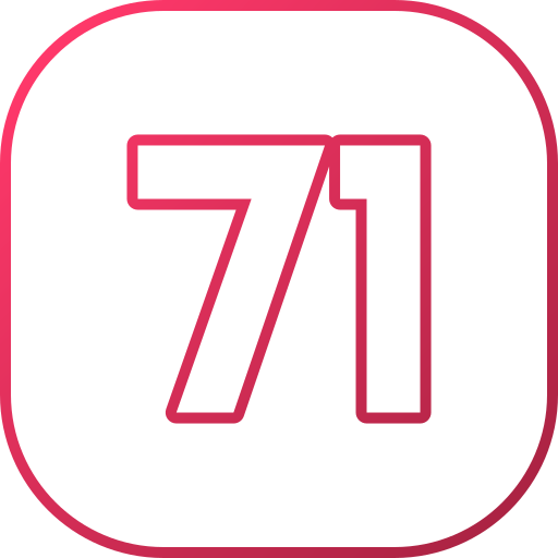 71 Generic gradient outline icoon
