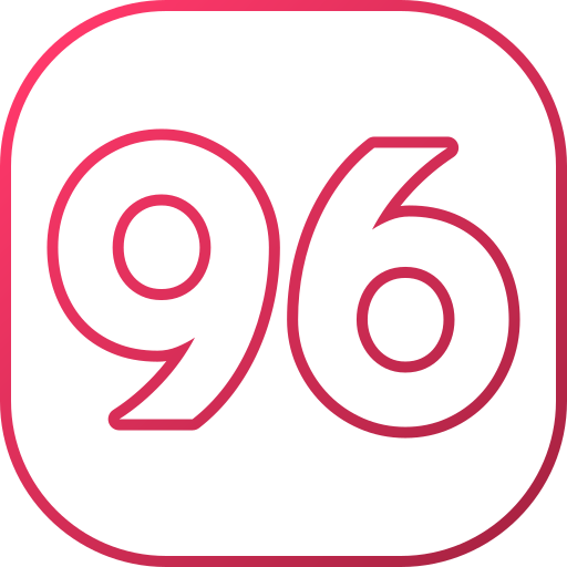 96 Generic gradient outline icoon