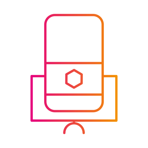 마이크로폰 Generic gradient outline icon